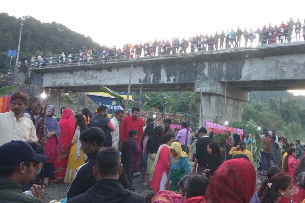 In Pics Here Is How Nepal Celebrated Chhath Nepalnews