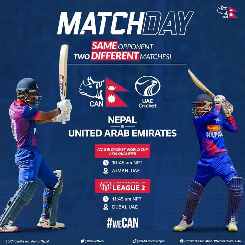 Cricket World Cup: Nepal in action against UAE