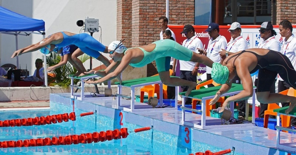 Glimpses of Swimming tournaments under 9th National Games | Nepalnews