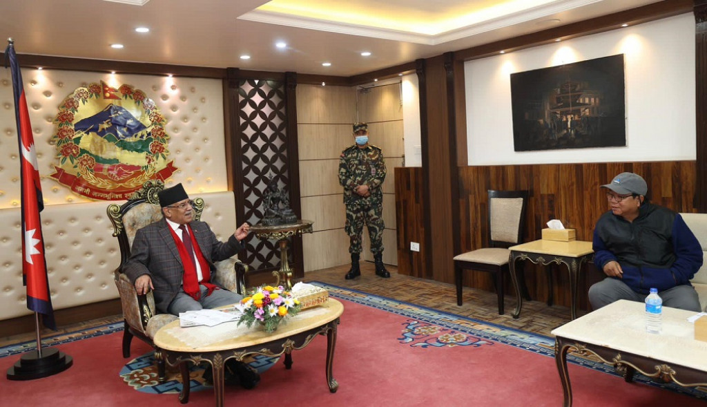PM Dahal commits to developing science & technology