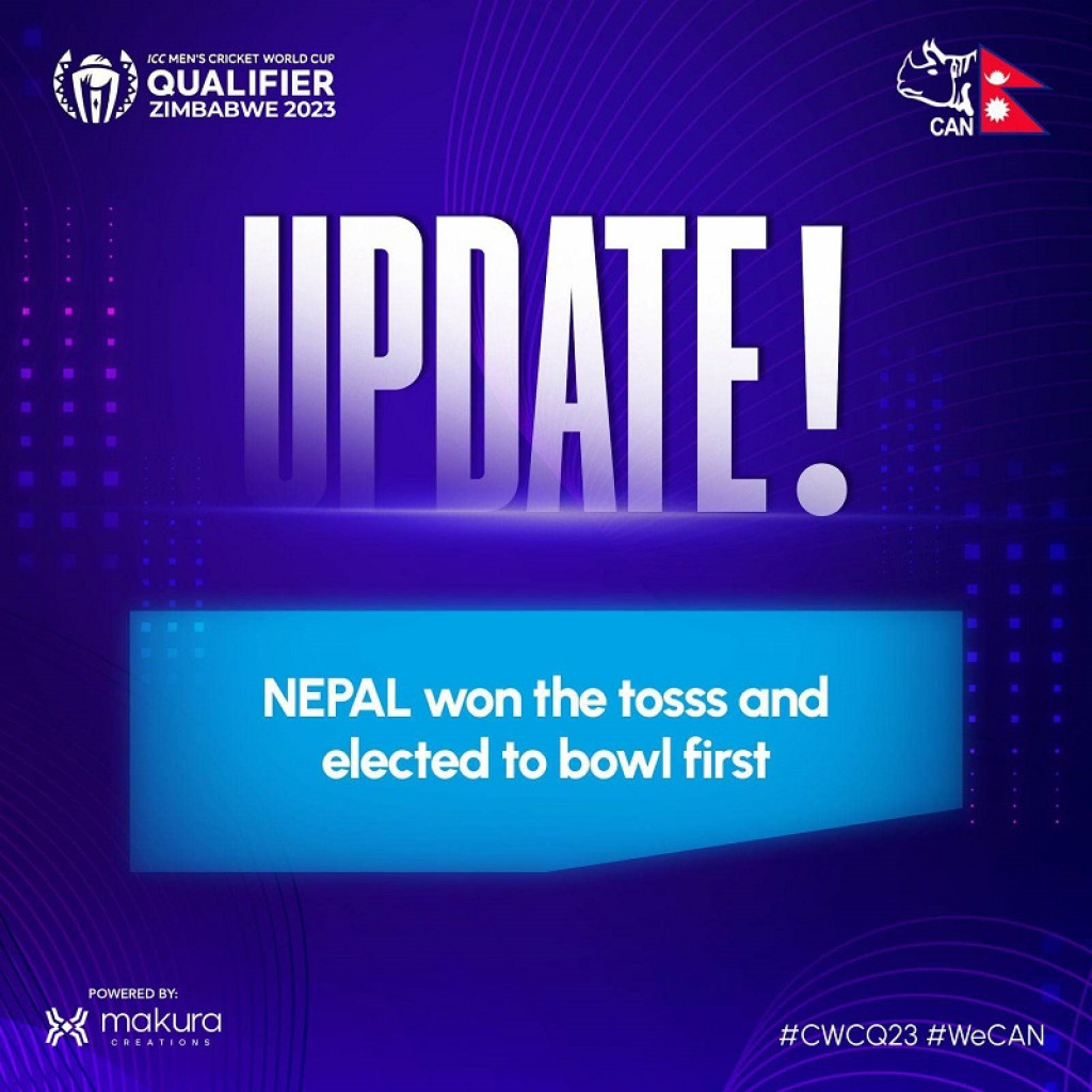 ICC Cricket World Cup: Nepal to bowl first against America | Nepalnews