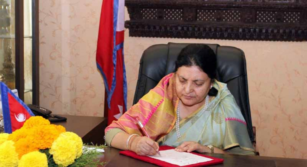 President Bhandari urges to provide quality health services