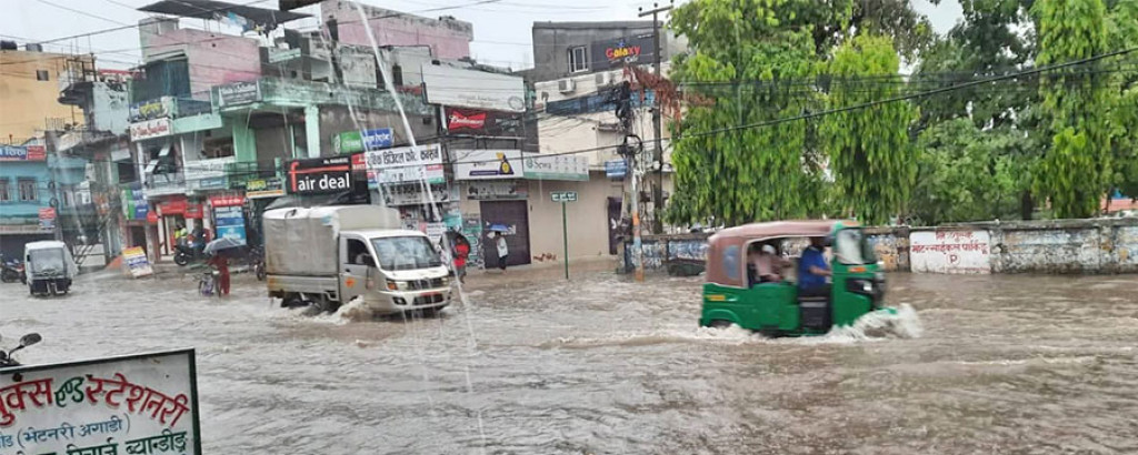 Dhangadhi flooded due to rain | Nepalnews