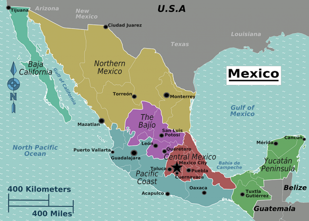 Mexico Regions Map1648518378 1024 