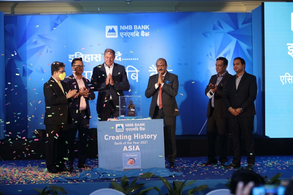 NMB Bank of the Year Asia & Bank of the Year Nepal Nepalnews