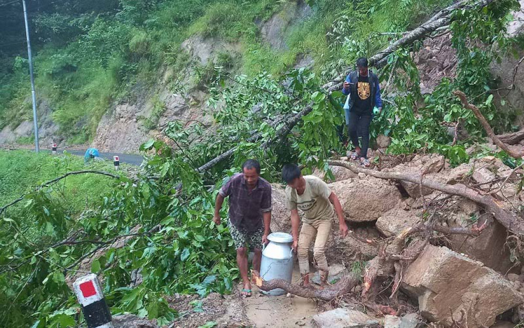 In Pics: Rainfall Affects Different Places In Nepal 