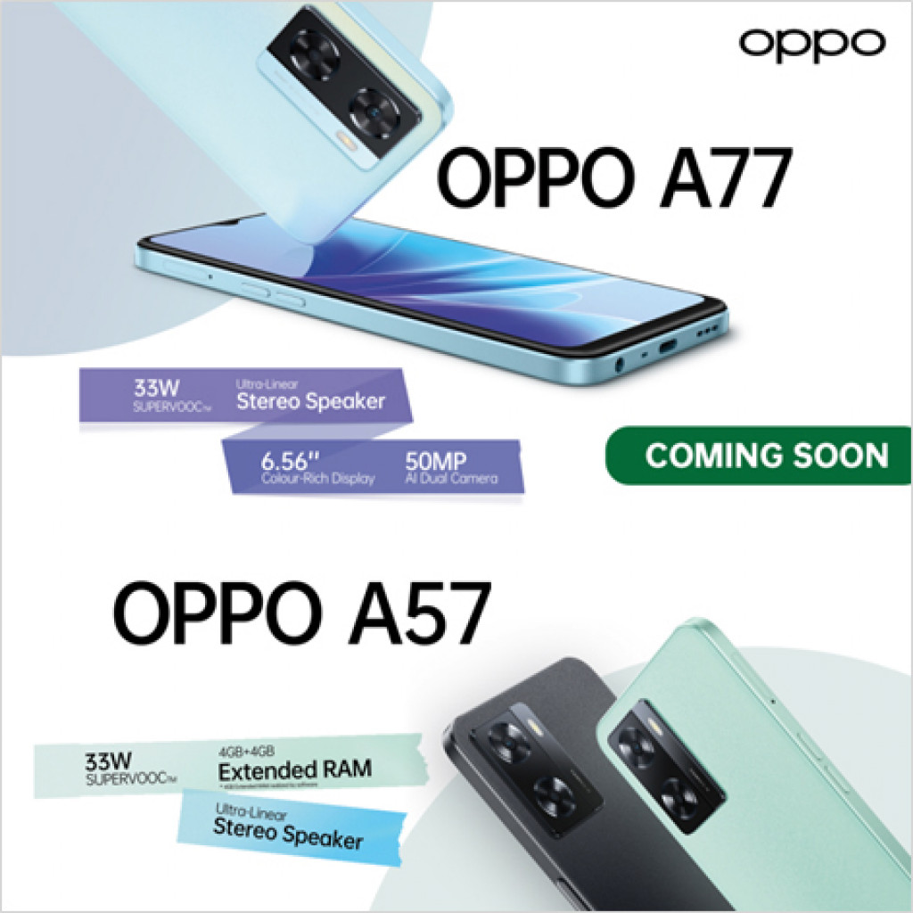 oppo a57 and oppo a77