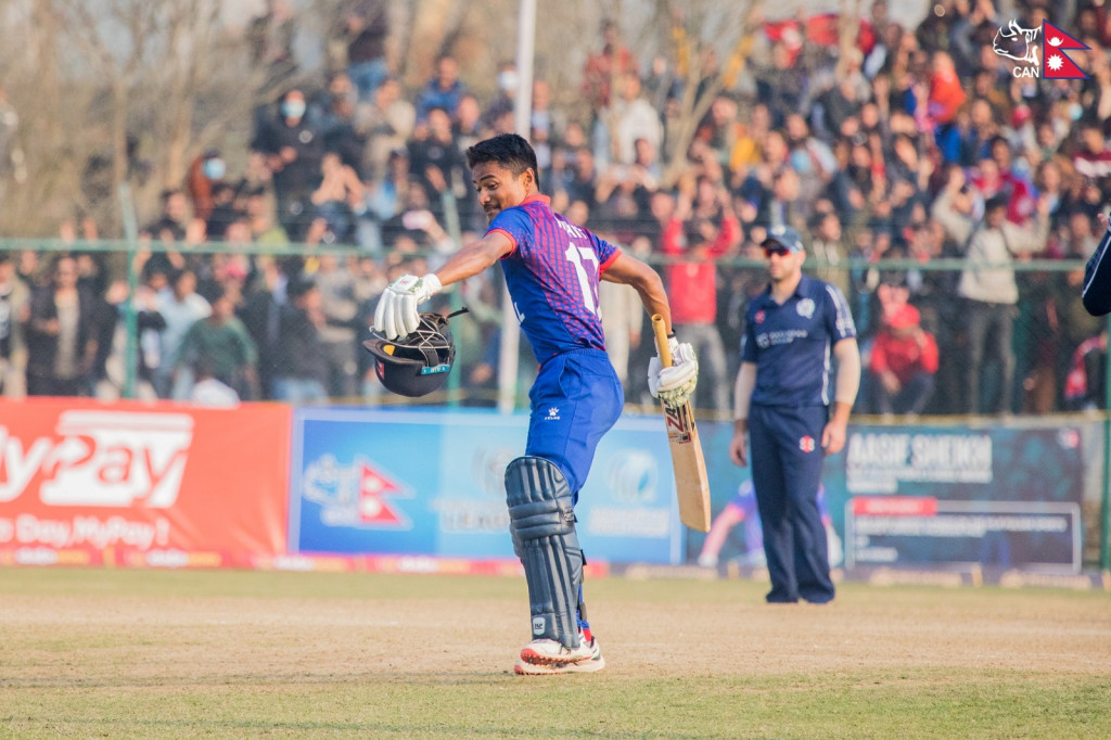 Nepal clinches triangular series with 4 in 4 wins