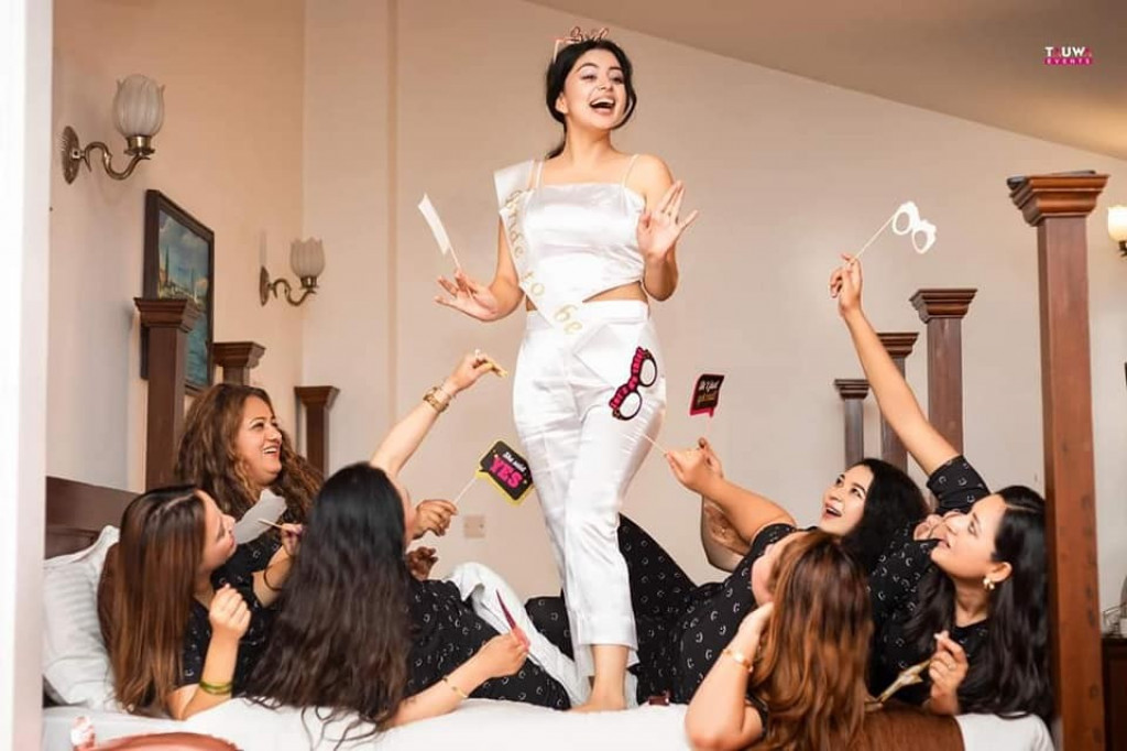 Actress Nita Dhungana's Bachelorette party | Nepalnews