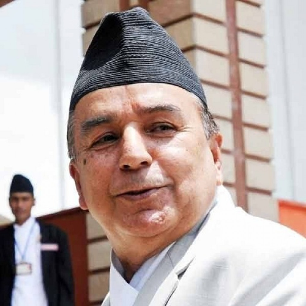 President candidate Poudel reaches RSP for votes