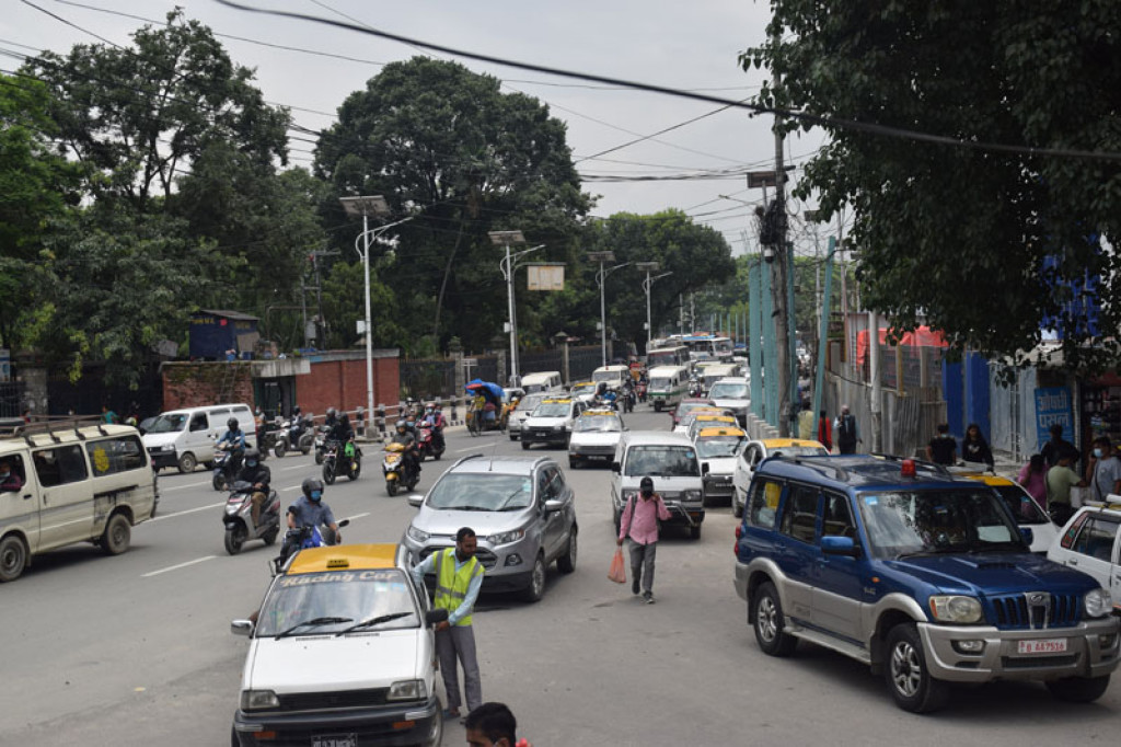 In pictures: Traffic congestion during smart lockdown in Kathmandu ...