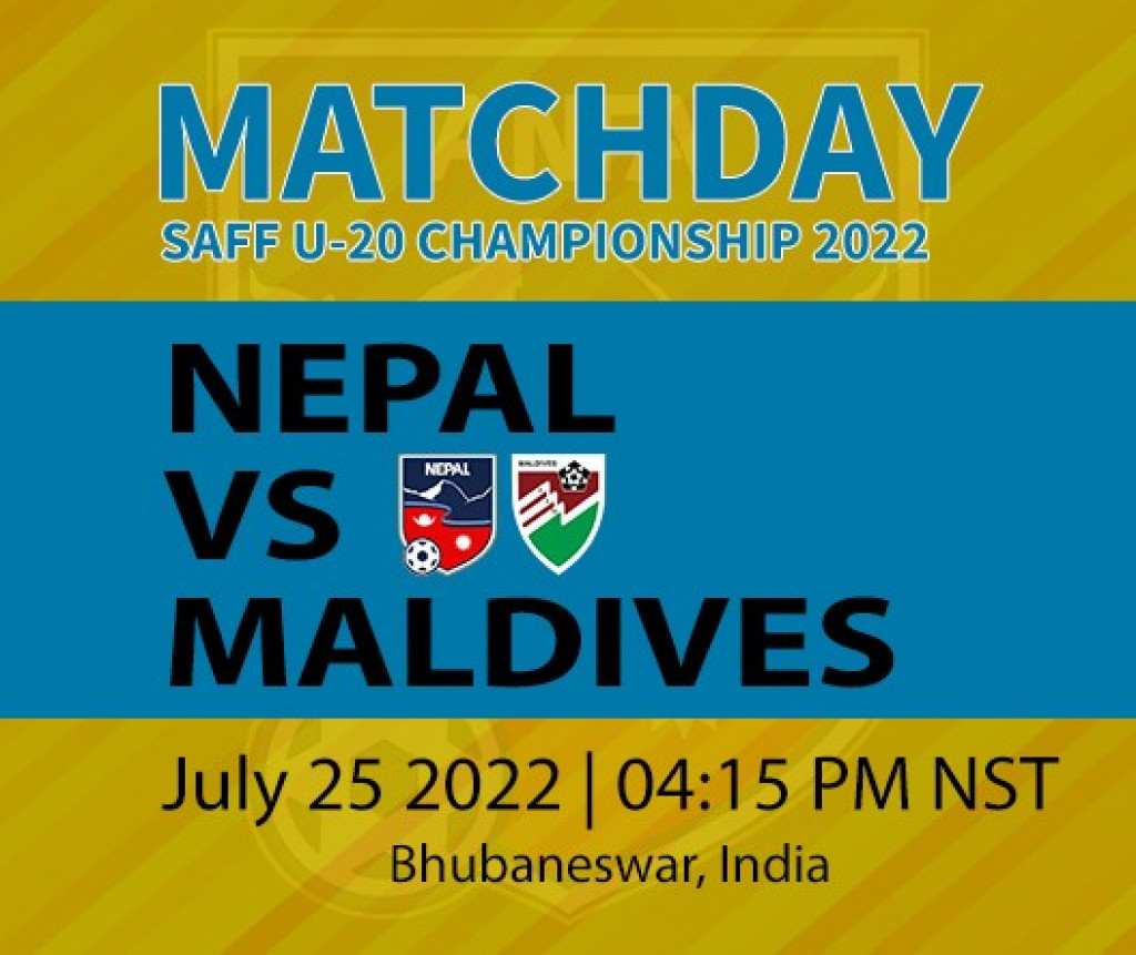 SAFF U-20 Championship: Nepal vs Maldives | Nepalnews