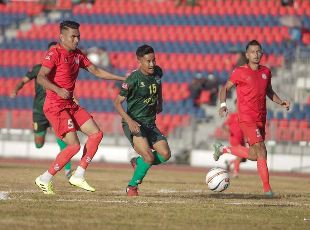 Tribhuwan Army Football Club won football match | Nepalnews