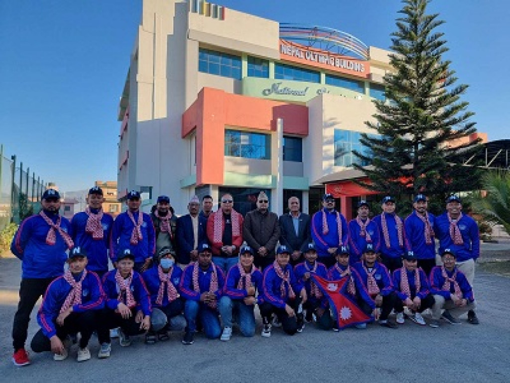 Farewell to a Nepali baseball team